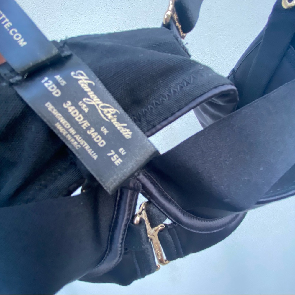 Honey Birdette Black Chastity Harness Bra Size 34 DD - Picture 9 of 9